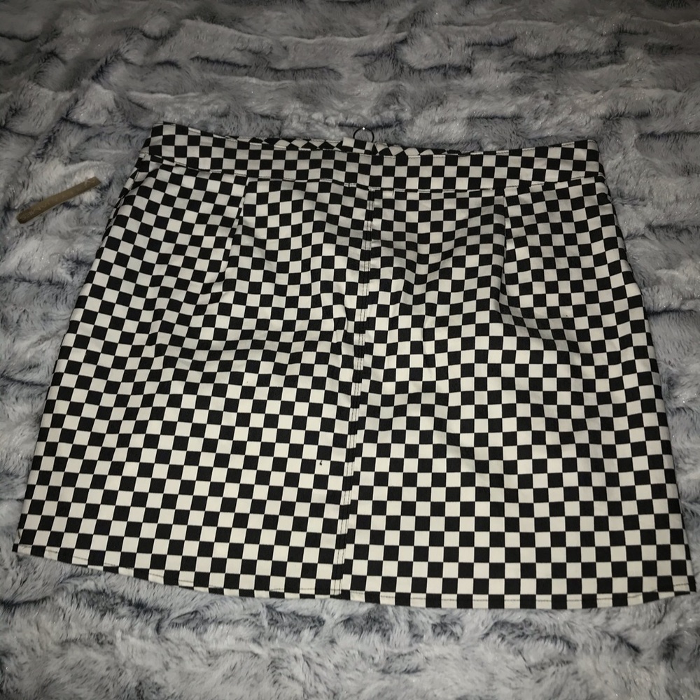 Checkered skirt
